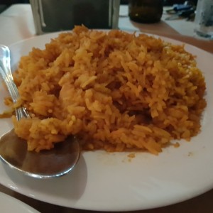 Arroz con camarones 