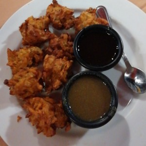 Pakora de cebolla