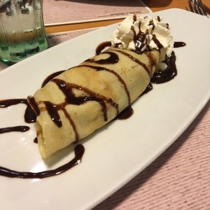 Crepe de nutella y banano