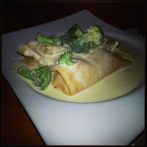 De espinaca xon queso y brocoli