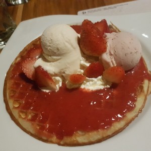 Waffle Deleite de Fresas