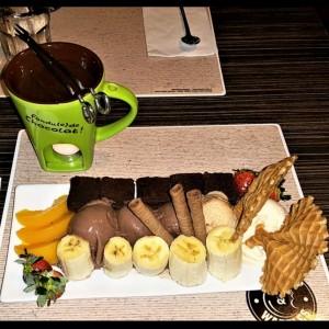 Crepes Especiales - Chocolate Fondue