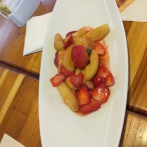 crepes manzana y fresa