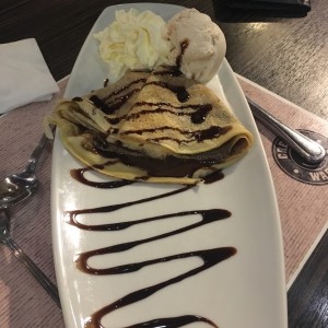 Crepes Especiales - Chocolate Fondue