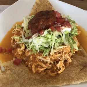 Crepes de pollo mexicano