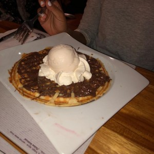 Waffles de Nutella