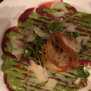 carpaccio de res