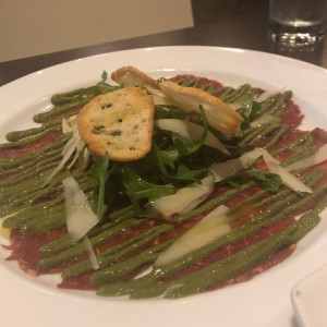 Carpaccio de res