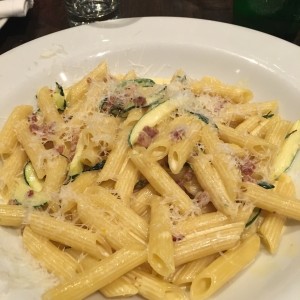 Pennette a la carbonara