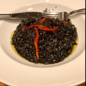 risotto negro de calamares