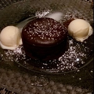 Postres - Fondant de chocolate