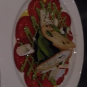 Carpaccio de filete tradicional