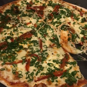 pizza con vegetales