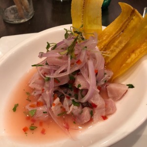 Entradas - Ceviche de corvina