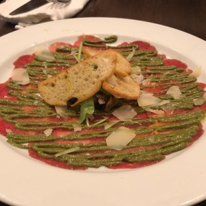 Carpaccio de Filete de Res