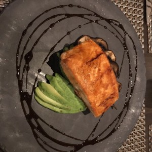 salmon glaceado