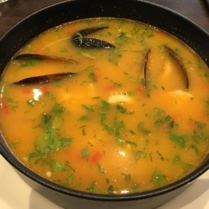 Asopado de mariscos