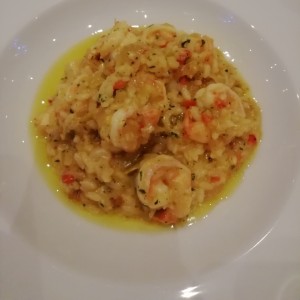 Rissoto de camarones