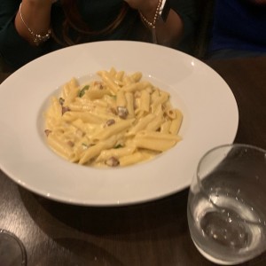 pasta con hongos