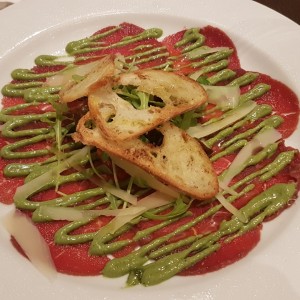 carpaccio de res