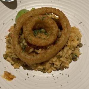 Arroz con guandu y aguacate