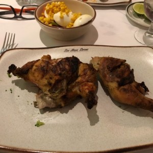 medio pollo asado