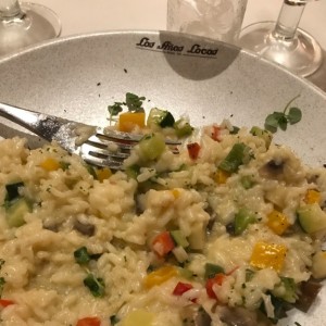 PLATOS FUERTES - Risotto de vegetales