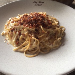 spaghetti integral carbonara