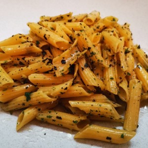 Penne quinoa al oleo