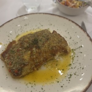 Corvina al ajillo