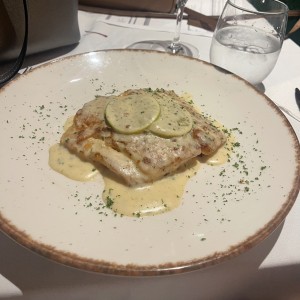 Corvina en crema de limon 