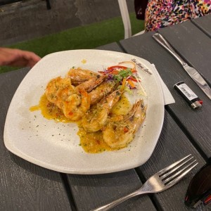 MARISCOS - Langostinos al Ajillo