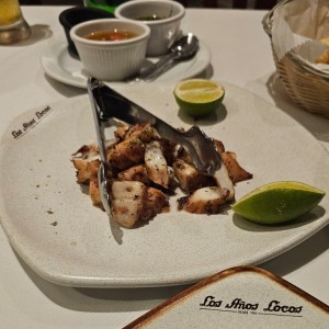 pulpo al carbon