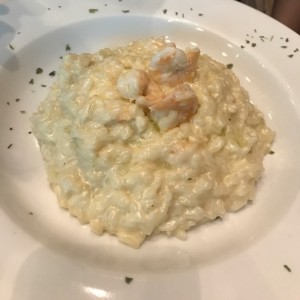 Risotto al mascarpone e gamberi al tartufo