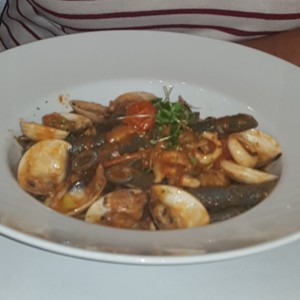 Pasta de mariscos