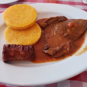 tortllas con bistec y chorizo