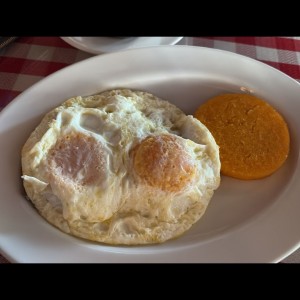 DOS HUEVOS - fritos con tortilla