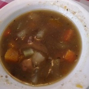 Sopa de lentejas