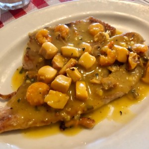 Filete de Corvina a lo macho