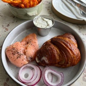 Croissant Salmon Sandwich