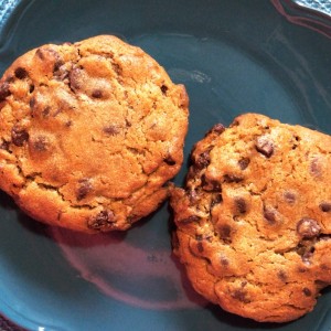 Chocolate chip rellena de brownie