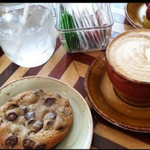 galletas con capuccino