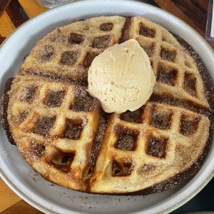 Churro waffle