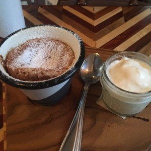 Lava Cake de dulce de leche