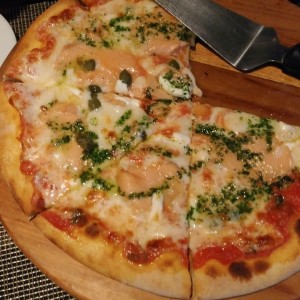 Pizza di Salmone.