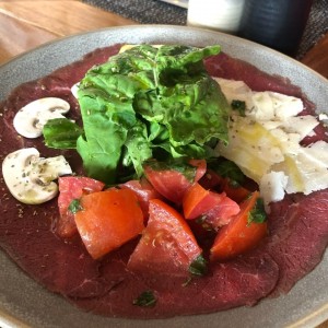 carpaccio de res