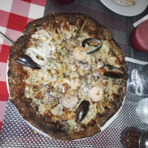 Pizza mariscos 