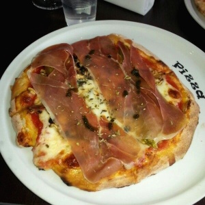 Pizza Del a Bosco, exquisita!!!