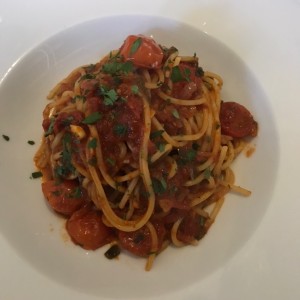 spaguetti a la rabbiatta