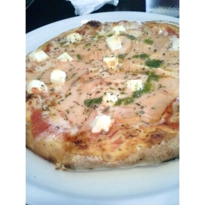 Pizza de Salmon